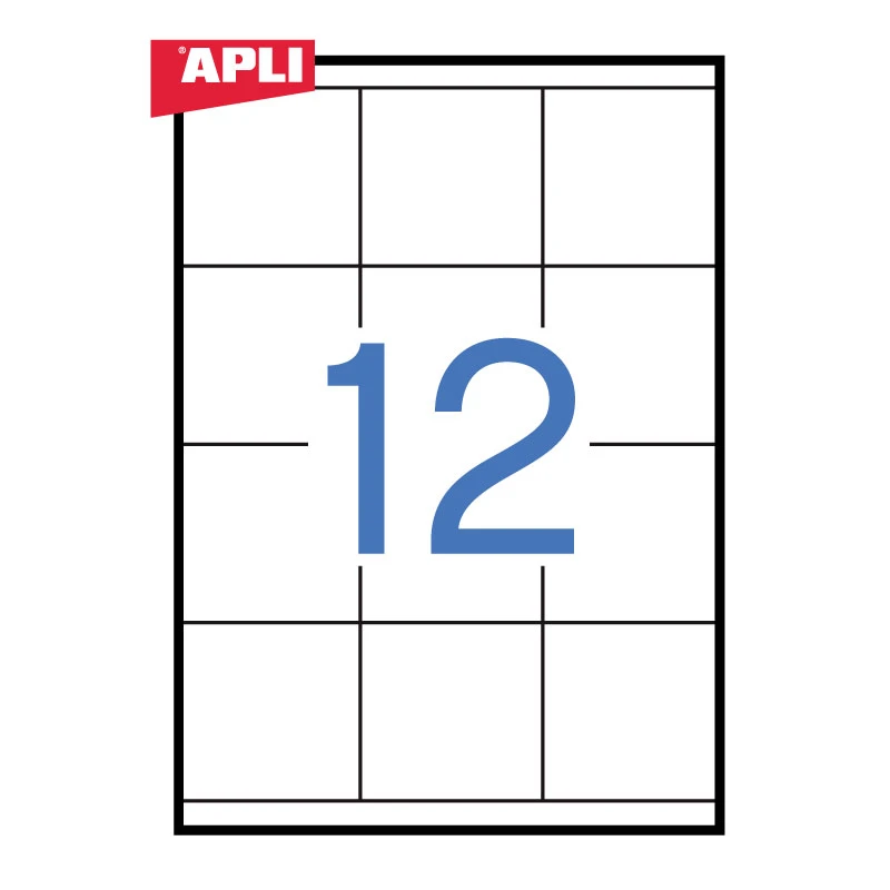 Etiketid Apli ILC iseliimuvad 70 x 67,7mm 100l/pk