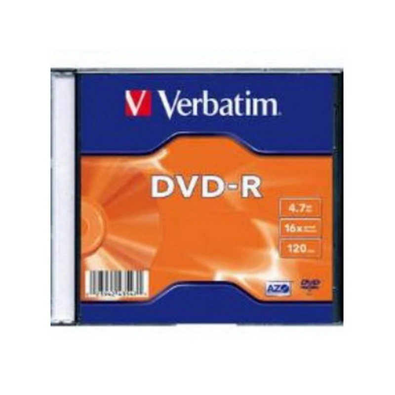 DVD-R Verbatim 4,7GB/16x Matt Silver, slim