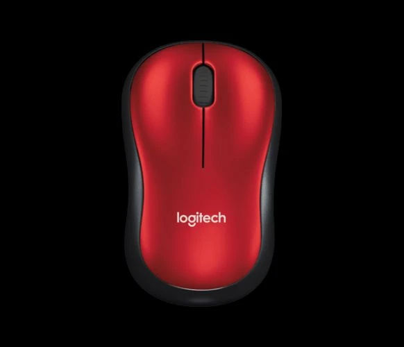 Arvutihiir Logitech M185 Cordeless Notebook USB, punane