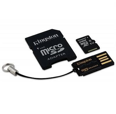Kingston Technology Mobility kit / Multi Kit 64GB mälukaart MicroSDXC Klass 10 UHS