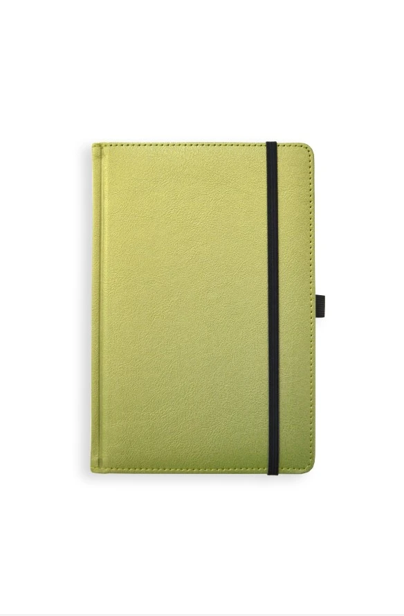 Märkmik-planeerija UNIVERSAL BLACK EDITION, PU, ​​A5, ilma kuupäevadeta, laim