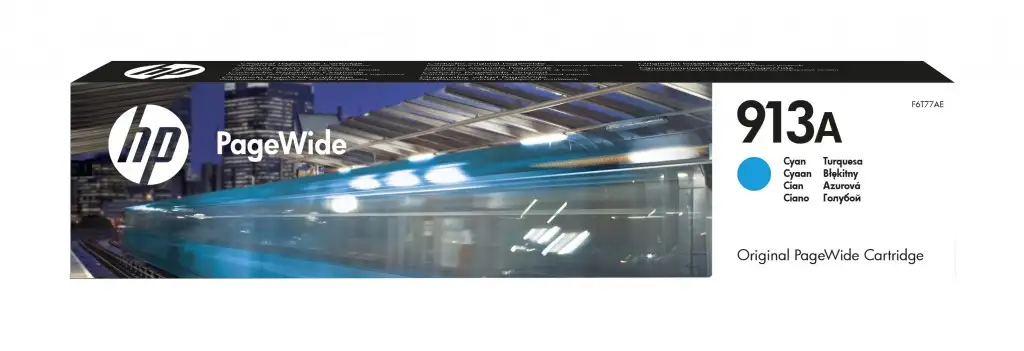 HP 913A Cyan Original PageWide Cartridge