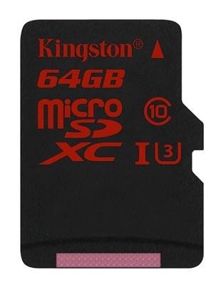 MEMORY MICRO SDXC 64GB UHS-3/SDCA3/64GBSP KINGSTON
