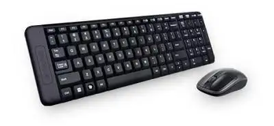 Logitech 920-003168 klaviatuur Hiir kaasa arvatud Kontor Raadioside QWERTY Rahvusvaheline EER (Euroopa ettevõtluspiirkond) Must
