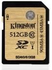 MEMORY SECURE DIGITAL XC 512GB/C10 UHS-I SDA10/512GB KINGSTON