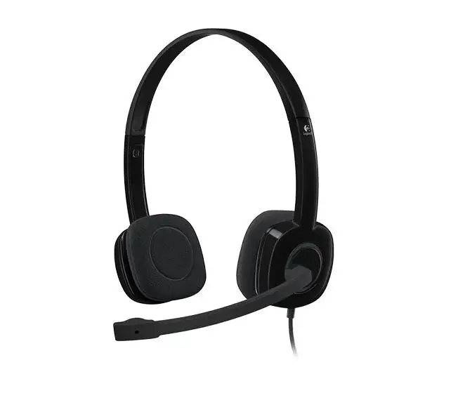 Logitech 981-000589 kõrvaklapid ja peakomplekt Kõrvaklapp Juhtmega ühendatud Peavõru Kontor/kõnekeskus Must