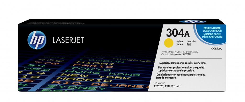 HP 304A Yellow Original LaserJet Toner Cartridge