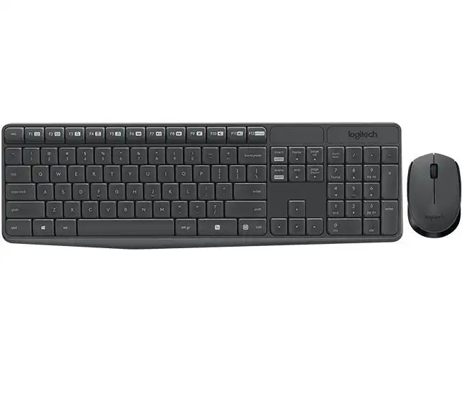 Logitech 920-007931 klaviatuur Hiir kaasa arvatud Kodu USB QWERTY US rahvusvaheline Hall