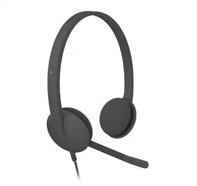 Logitech 981-000475 kõrvaklapid ja peakomplekt Kõrvaklapp Juhtmega ühendatud Peavõru Kontor/kõnekeskus USB tüüp A Must