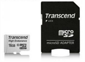 MEMORY MICRO SDHC 16GB W/ADAPT/C10 TS16GUSDHC10V TRANSCEND