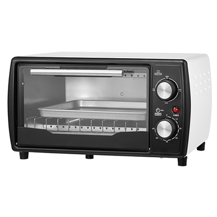 Camry Oven CR 6016  Integrated timer, 9 L, 1000 W, Black/White, Mechanical