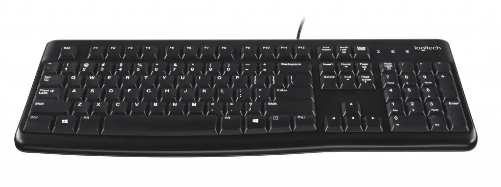 LOGI K120 Corded Keyboard black OEM US