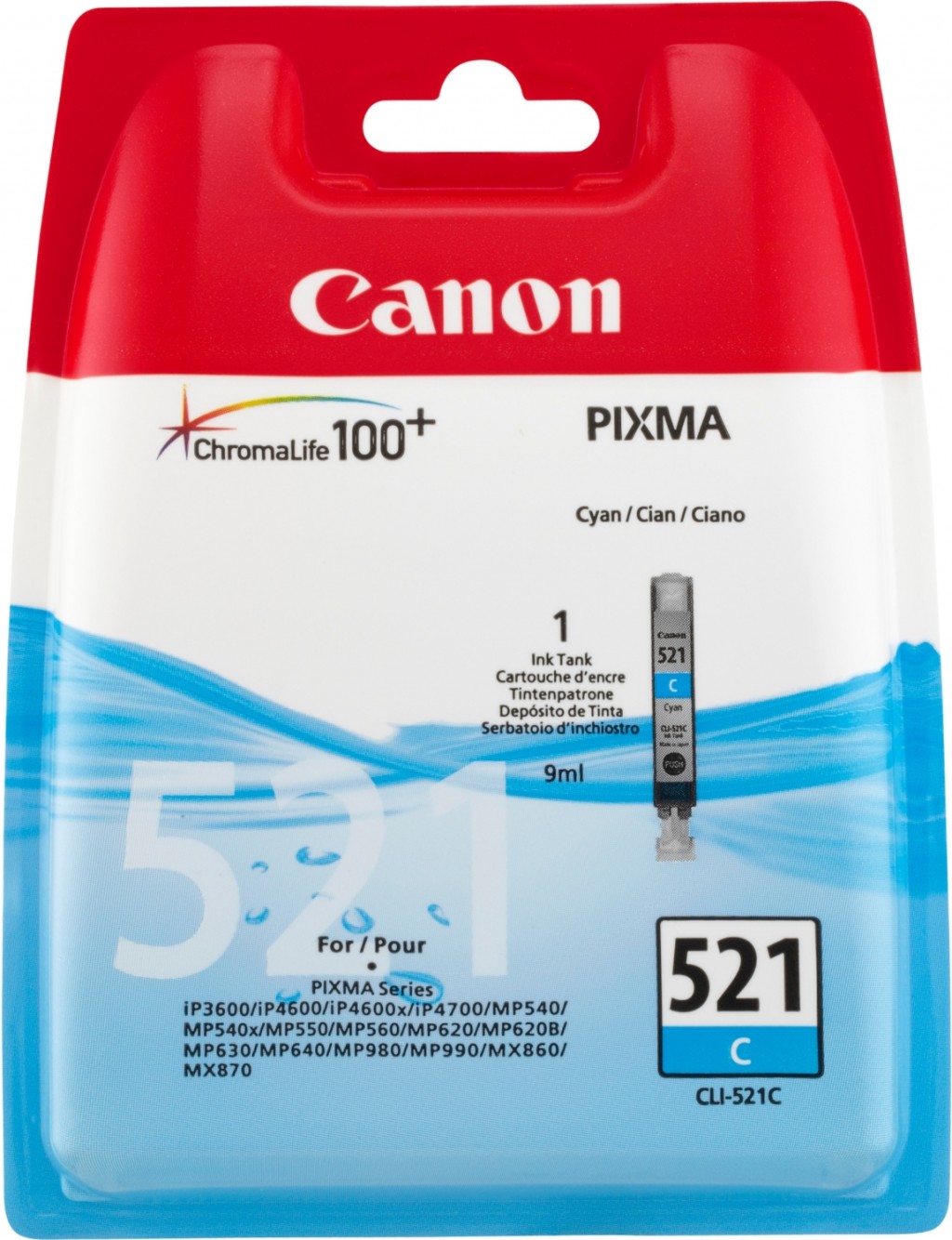 CANON 1LB CLI-521C ink cartridge cyan