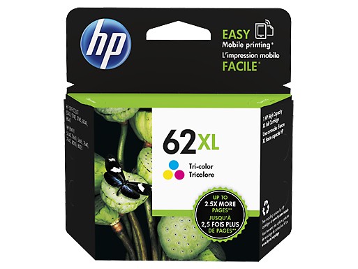 HP 62XL Tri-color Ink Cartridge Blister