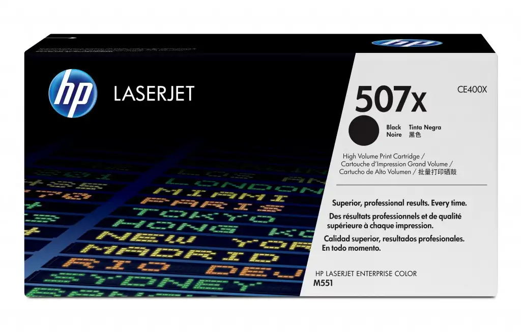 HP 507X High Yield Black Original LaserJet Toner Cartridge