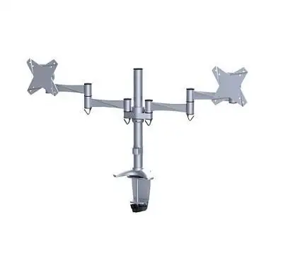 Neomounts FPMA-D1330DSILVER monitori kinnitus ja alus 68,6 cm (27") Laud Hõbe