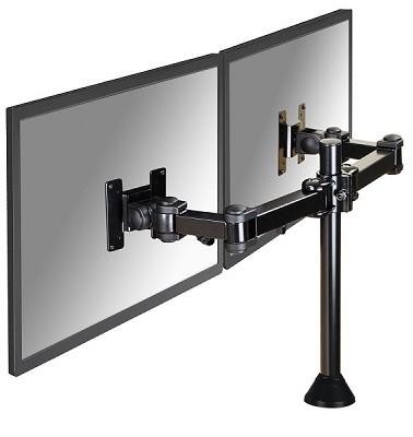 Neomounts FPMA-D960DG monitori kinnitus ja alus 68,6 cm (27") Laud Must