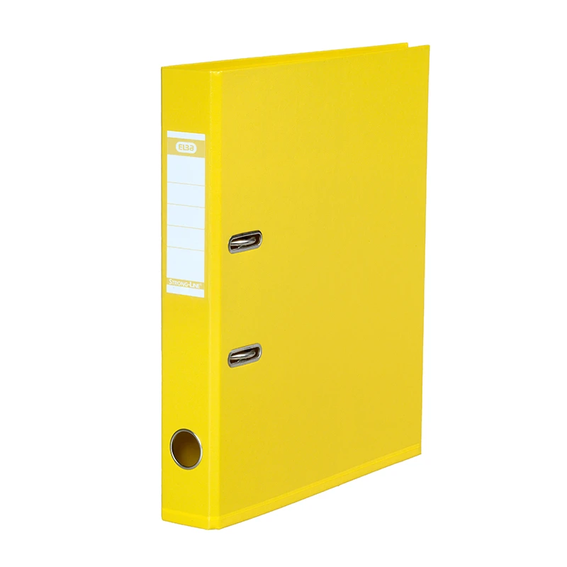 Registraator ELBA Strong-Line A4 50mm PP tugevdusribaga, kollane