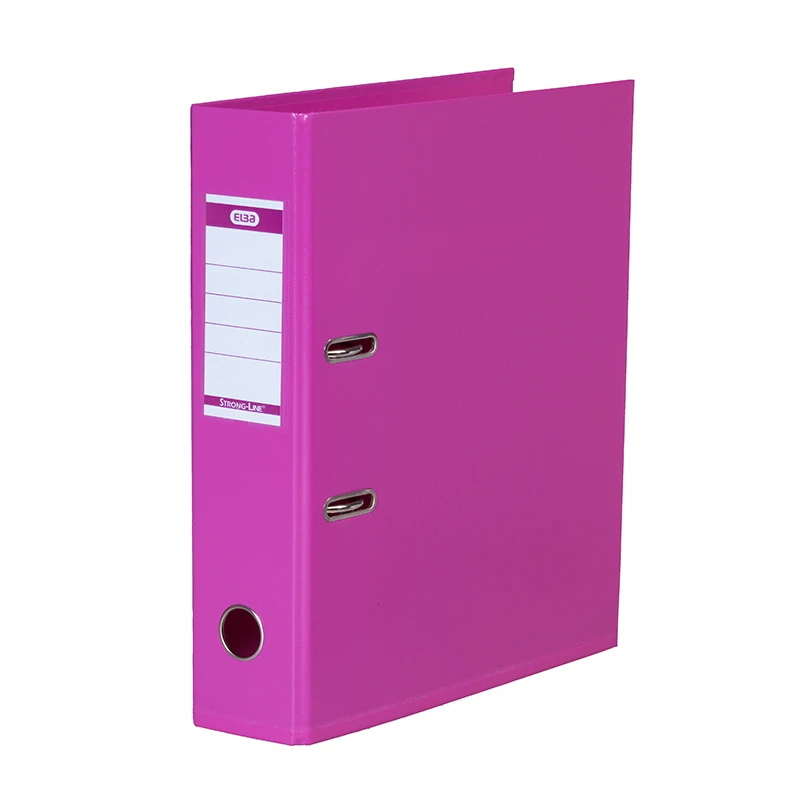 Registraator ELBA Strong-Line A4 80mm PP tugevdusribaga, roosa