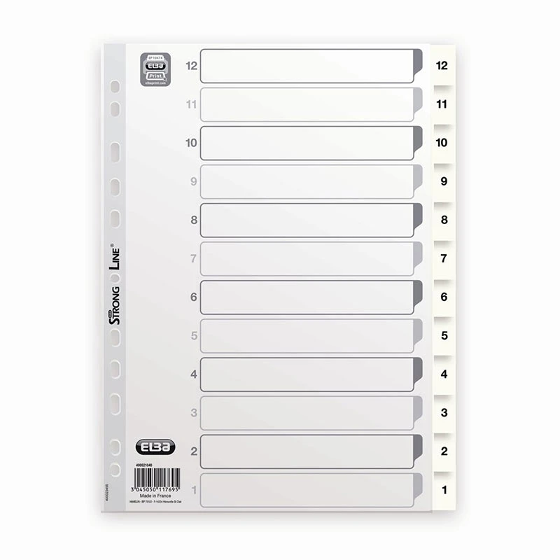 Vahelehed ELBA Strong Line A4 12-1 hall