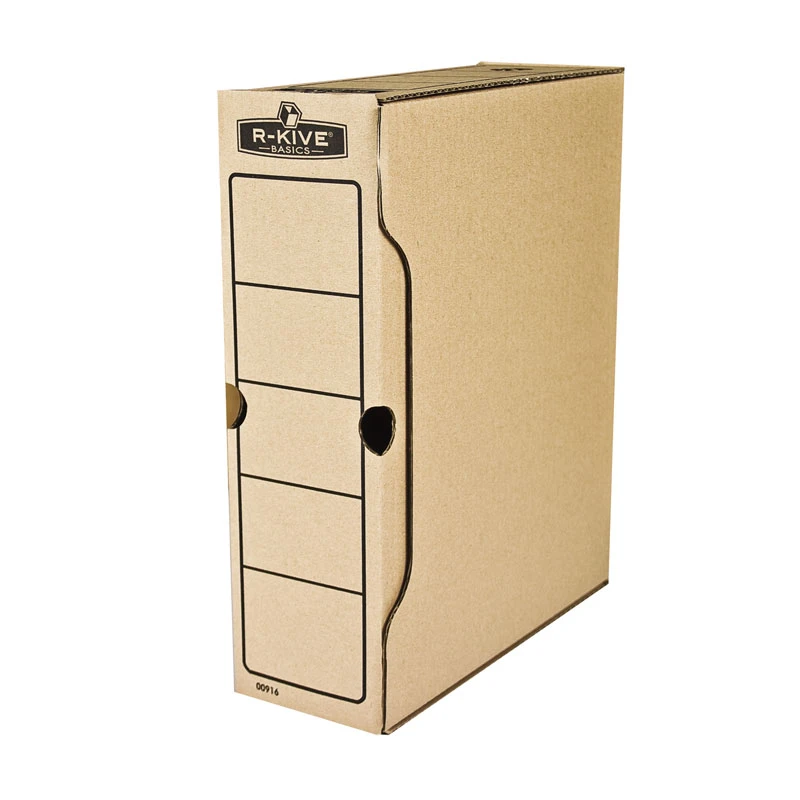Arhiivikarp Fellowes A4 100mm, pruun kartong 3Re (kogus 10 tükki)