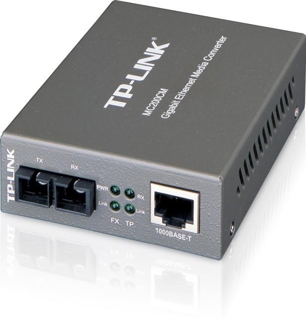 TP-Link MC200CM meediakonverter 1000 Mbit/s 850 nm Multirežiim Must