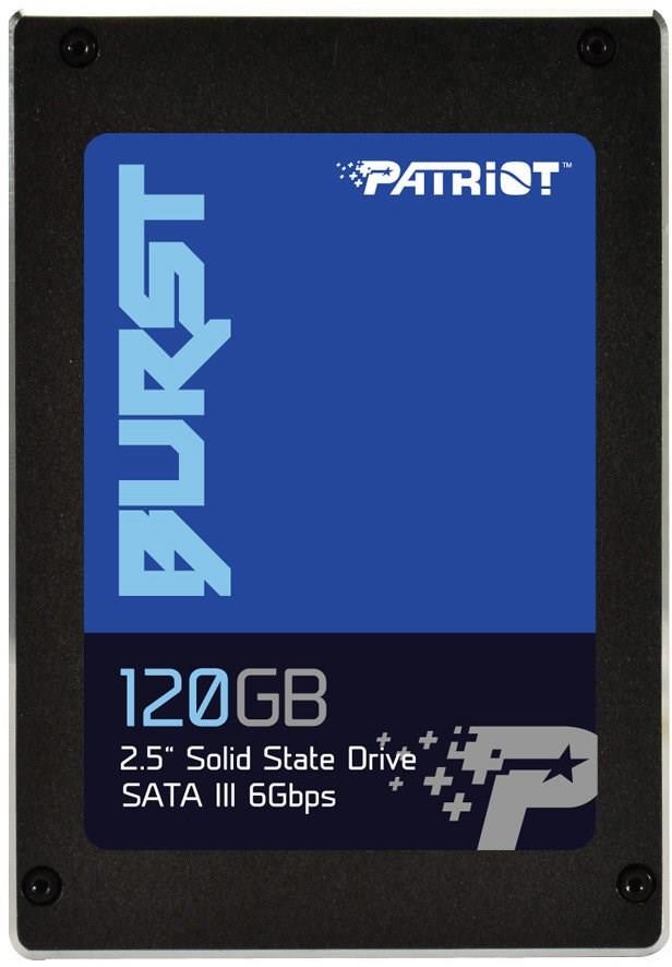 SSD|PATRIOT|Burst|120GB|SATA 3.0|Write speed 540 MBytes/sec|Read speed 560 MBytes/sec|2,5"|MTBF 2000000 hours|PBU120GS25SSDR