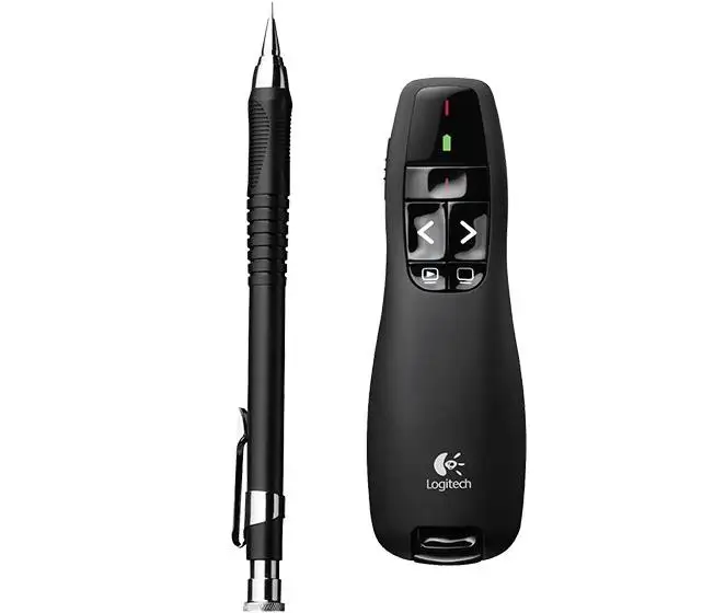 Logitech 910-001356 juhtmevaba esitluspult RF Must