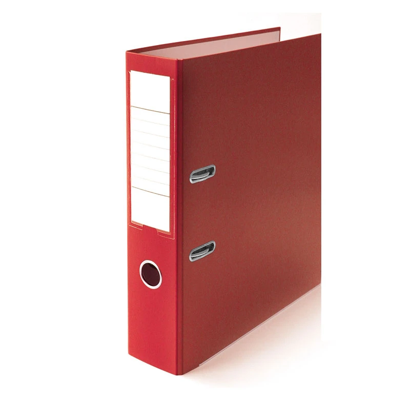 Registraator ELLER Eko A4, 75mm metallist allserv, punane