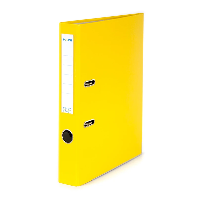 Registraator ELLER Eko A4, 50mm metallist allserv, kollane