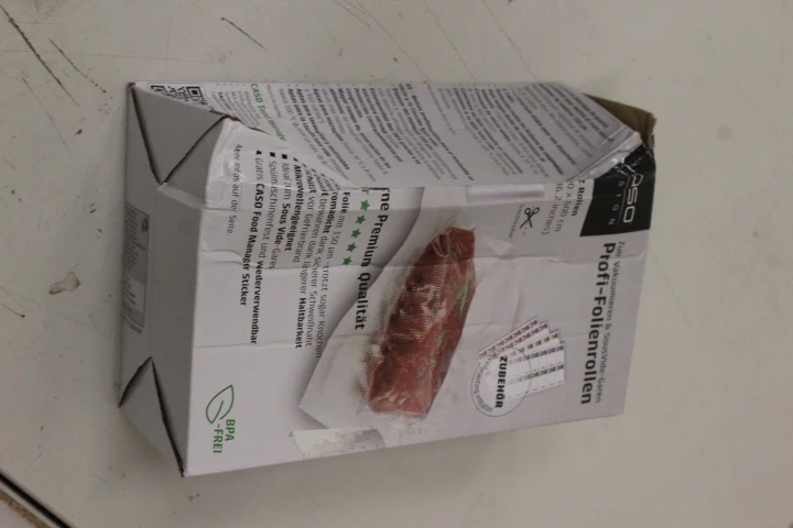 SALE OUT. Caso Roll for Vacuum sealer 20x600cm | Caso | Foil rolls | 01221 | 2 units | Dimensions (W x L) 20 x 600 cm | Transparent | DAMAGED PACKAGING