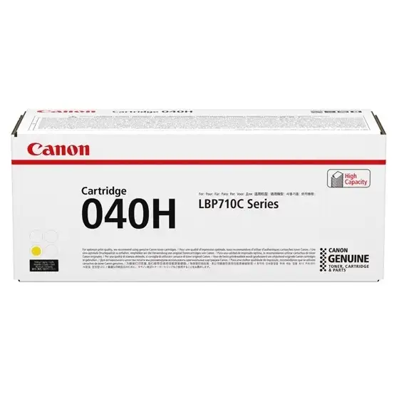 Canon 040H toonerikassett 1 tk Originaal Kollane