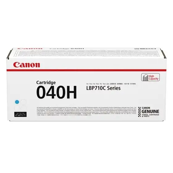 Canon 040H toonerikassett 1 tk Originaal Tsüaan