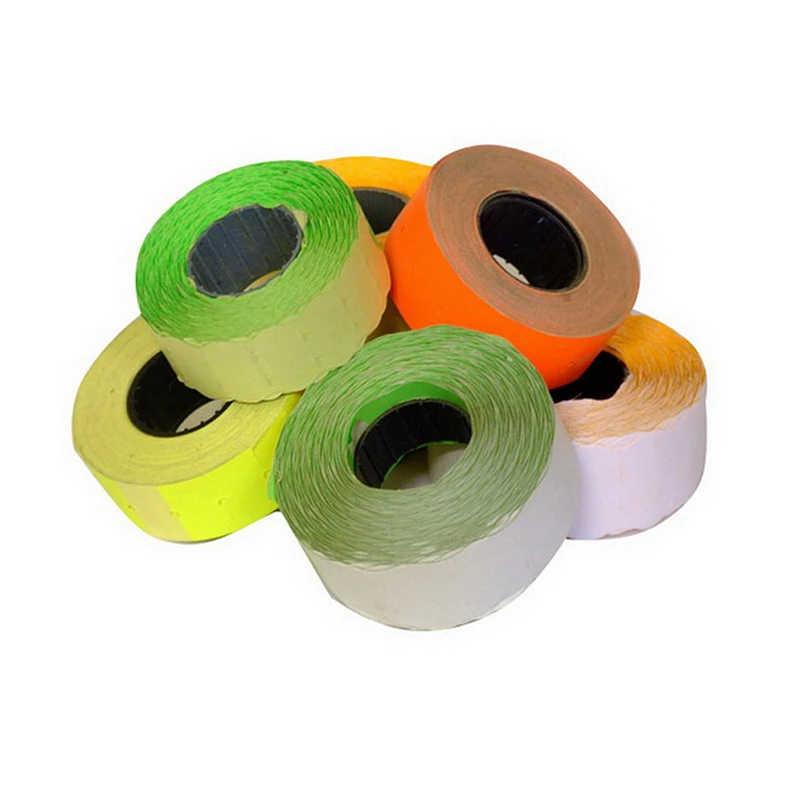 Markeerimislindid 22x12mm, ümar, kollane, 5tk
