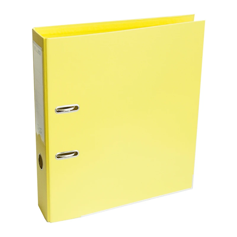 Registraator ELLER A4, 75mm metallist allserv, kollane
