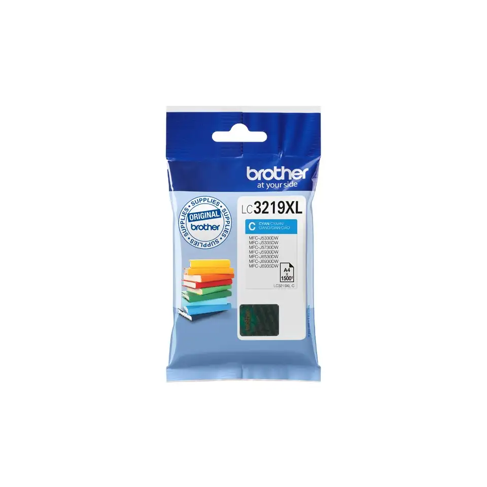 Brother Super High Yield Ink Cartridge LC3219XLBK | Ink Cartridge | Cyan