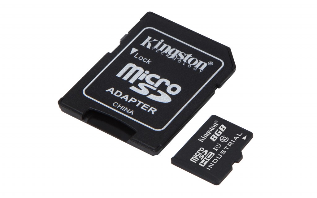 Kingston Industrial Temperature UHS-I U1 8 GB, MicroSDHC, Flash memory class 10, SD Adapter