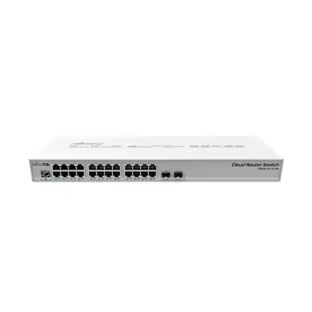 MikroTik | Cloud Router Switch CRS326-24G-2S+RM | Managed L3 | Rackmountable | Gigabit Ethernet (copper) ports quantity 24 | SFP+ ports quantity 2 | 12 month(s)