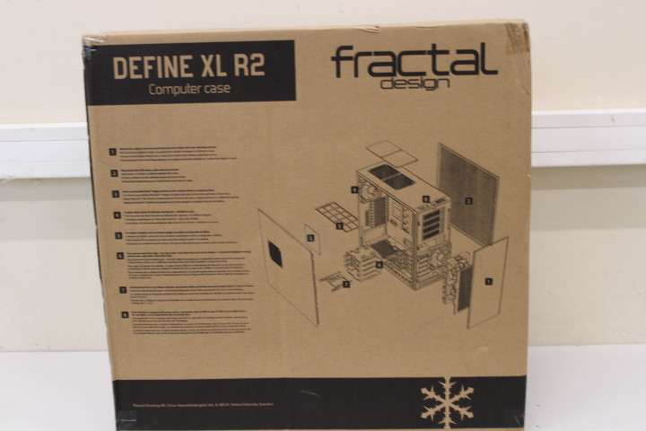 SALE OUT. Fractal Design Define XL R2 Black, XL-ATX,  Power supply included No | Fractal Design | Define XL R2 | Anti-Glare | HD | No | VA | Black | XL-ATX | DAMAGED PACKAGING | Power supply included No