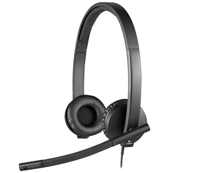 Logitech H570e Kõrvaklapp Juhtmega ühendatud Peavõru Kontor/kõnekeskus USB tüüp A Must