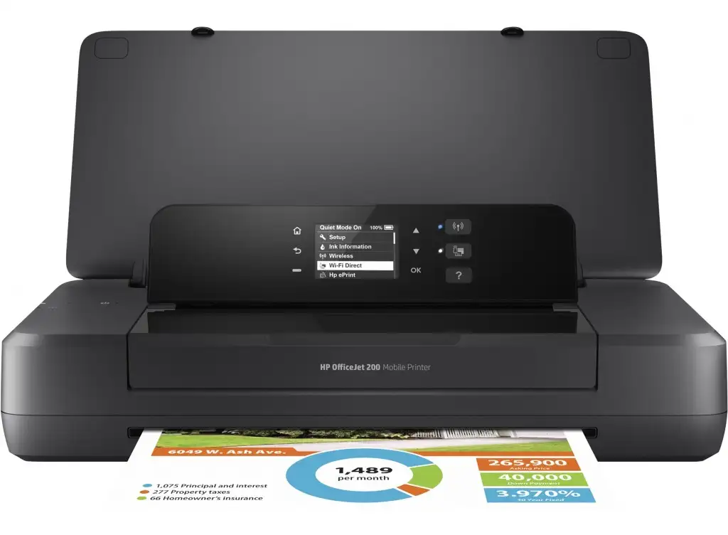 HP Officejet 200 Mobile Printer A4
