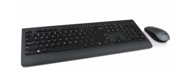 Lenovo | Professional | Professional Wireless Keyboard and Mouse Combo - US English with Euro symbol | Keyboard and Mouse Set | Wireless | Mouse included | US | Black | US English | Numeric keypad | Wireless connection