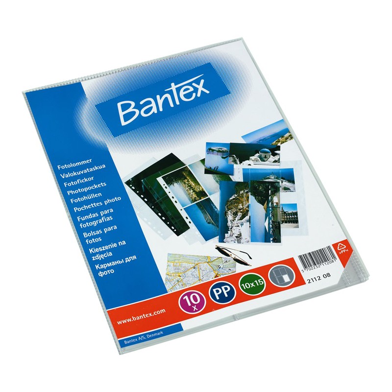 Fototaskud köidetavad Bantex 10x15cm, 10tk