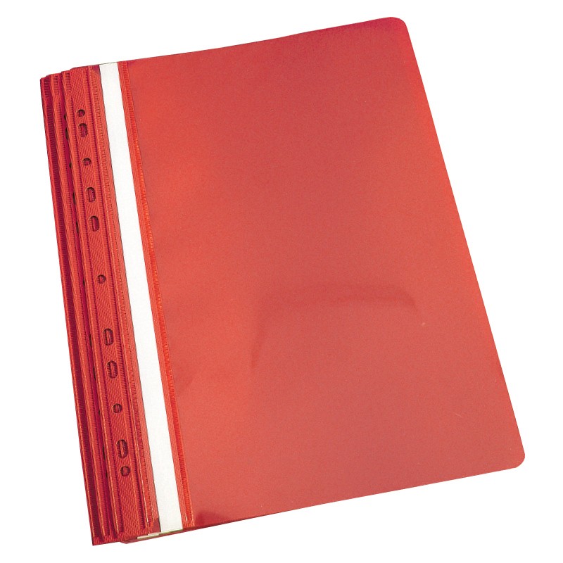 Köidetav kiirköitja Panta Plast A4, punane, 10 tk