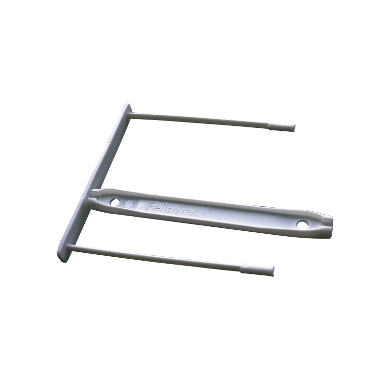Arhiiviklambrid Fellowes 0895, valge plast, haarade pikkus 85 mm, 100 tk
