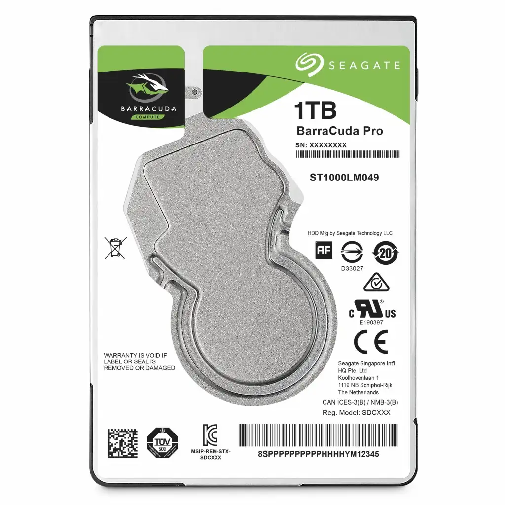 SEAGATE Barracuda 1TB HDD SATA 2.5inch