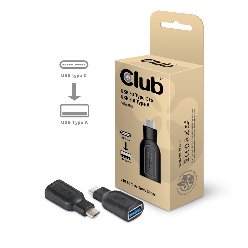 CLUB 3D USB3.1 TYPE C > USB3.0 ADAPTER