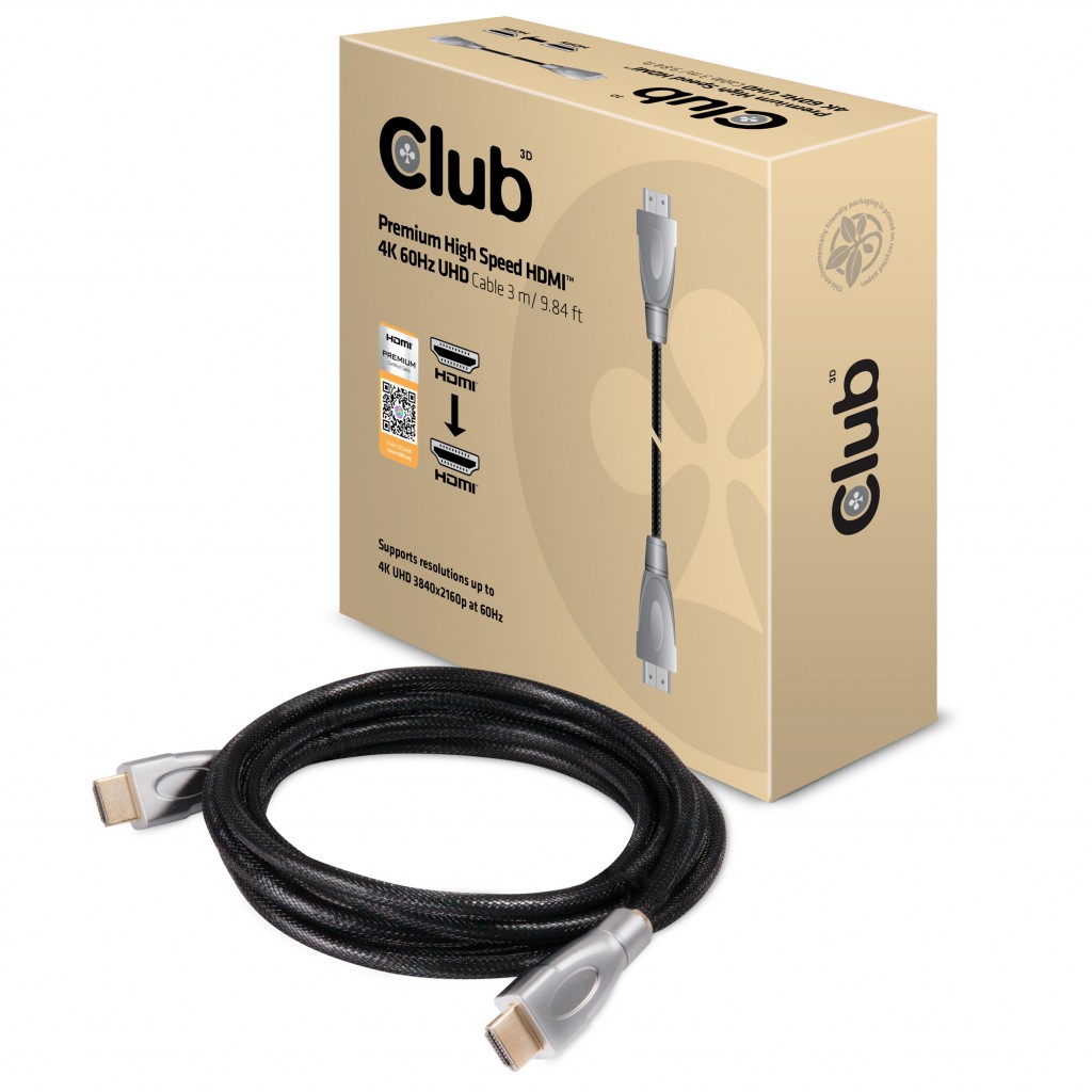 CLUB 3D HDMI 2.0 High Speed 4K UHD - 3ME
