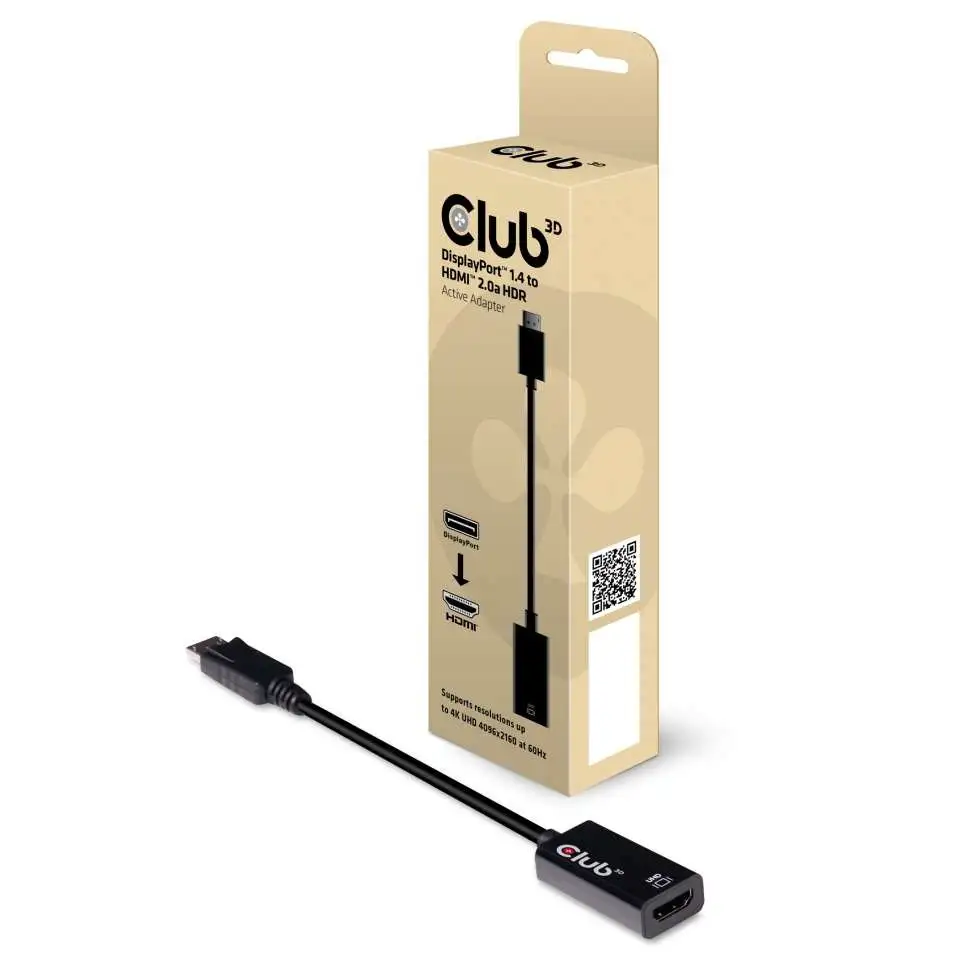 CLUB 3D DP 1.4 > HDMI2.0b HDR ACTIVE