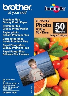 BROTHER BP71GP50 photo paper A6 50BL